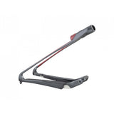 Trek Supercaliber 9.7 29 2022 medium frame component with lithium and red finish, designed for lightweight mountain biking.