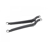 Trek Top Fuel 29 aluminum chainstay frame spare parts for 2022–2023 mountain bike, shown in black with detailed components.