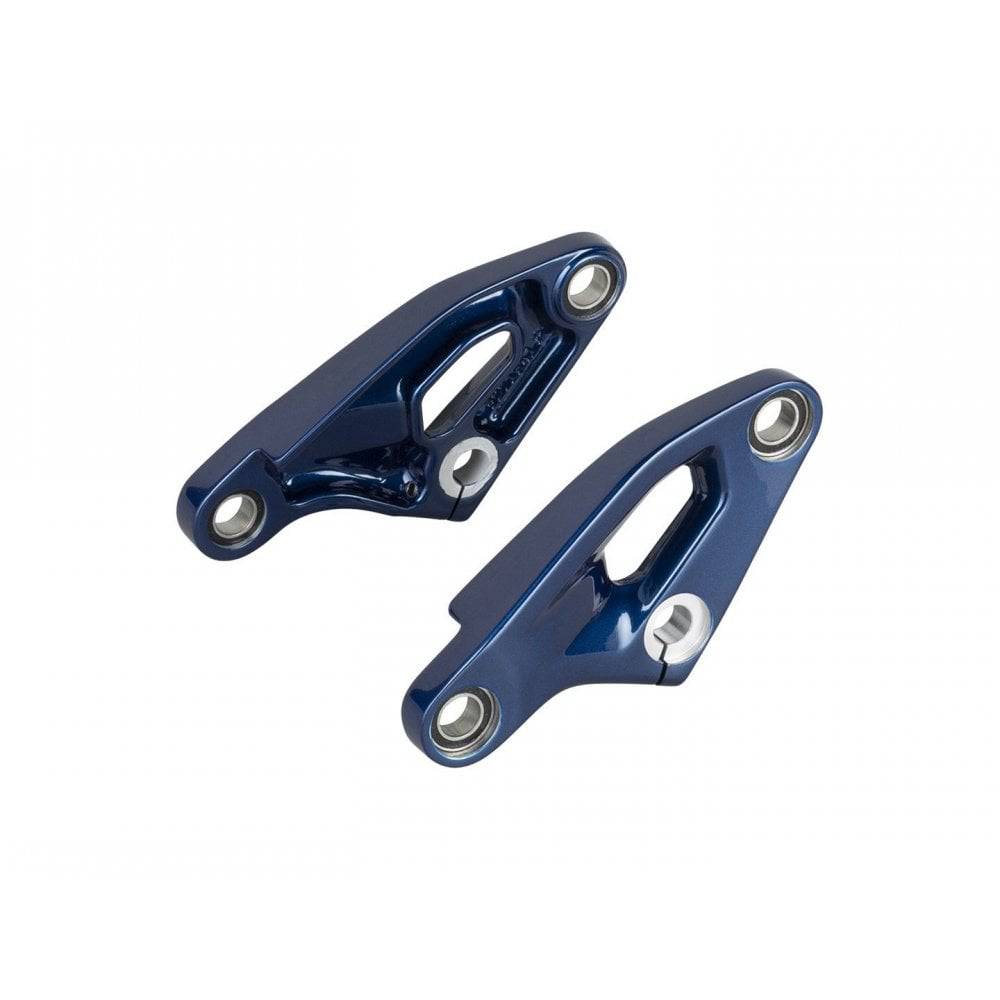 Trek Fuel EXe 9.7 29 2023 frame linkage component for suspension upgrade, shown in close-up detail.