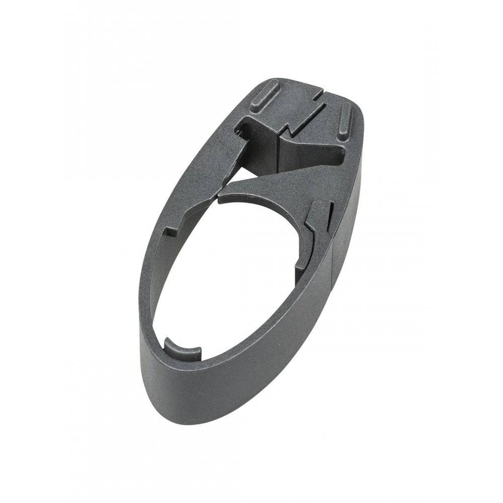 Trek Madone SLR 15mm two-piece integrated headset spacer for bicycle frame components, shown on a Trek bike.