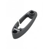 Trek Speed Concept handlebar left spacer, 5mm, bike component accessory, black and silver, close-up view.