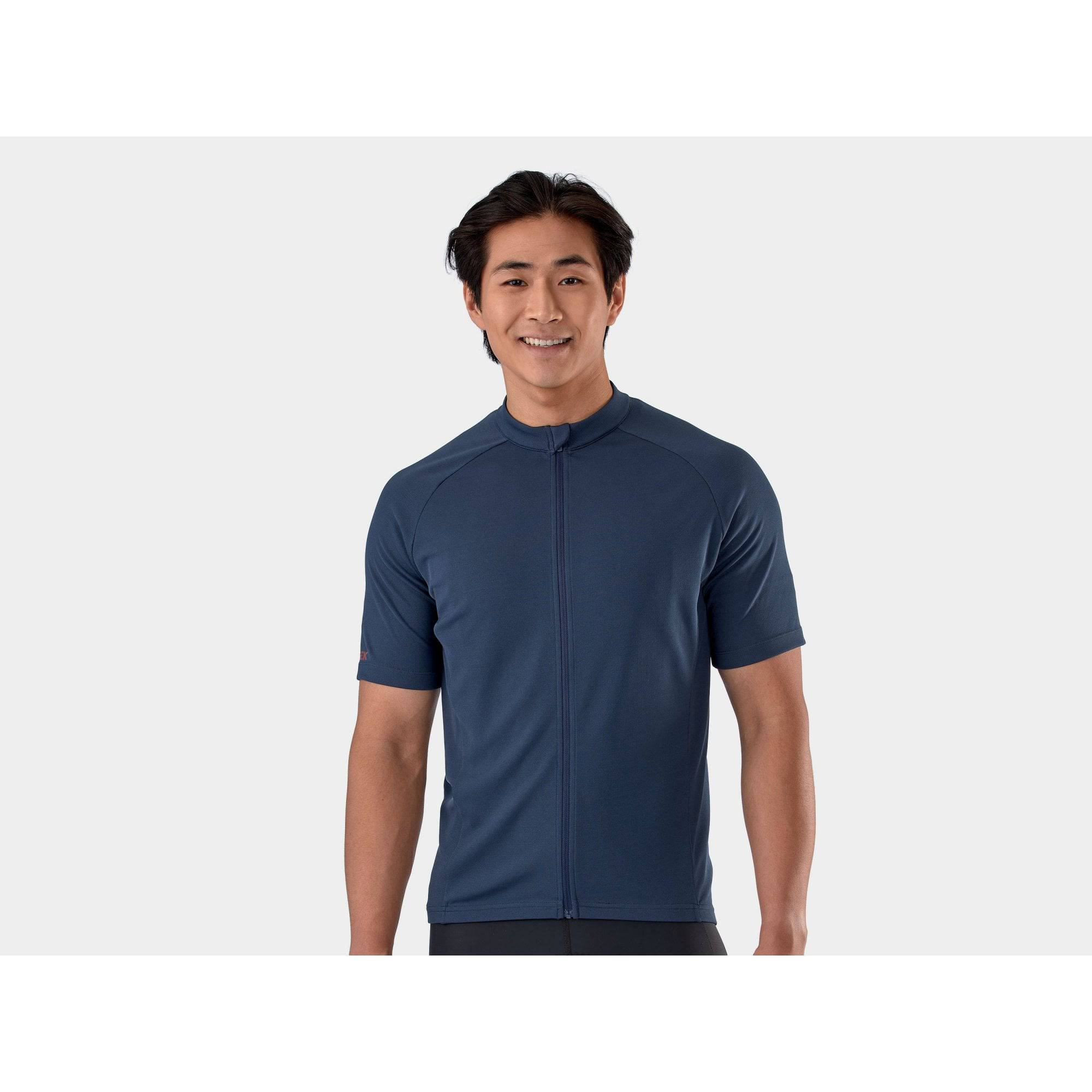 Trek Solstice unisex cycling jersey with breathable fabric and sustainable design, featuring a fitted performance top for cycling.