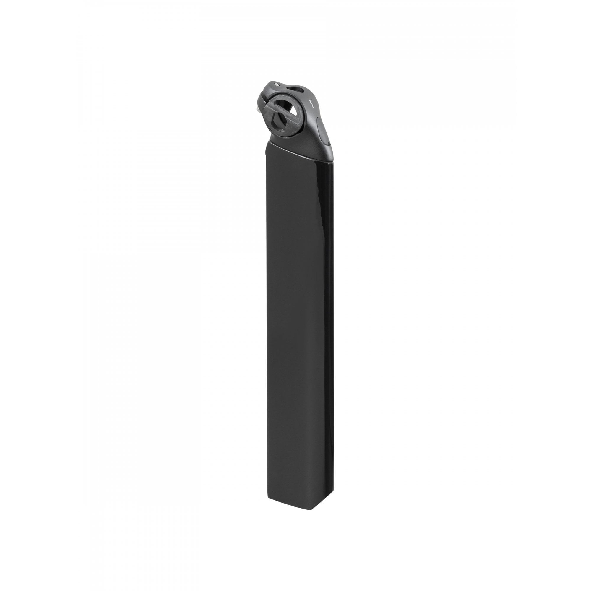 Trek Speed Concept SLR short black bike seatpost with flippable head, designed for aerodynamic performance and adjustable fit.