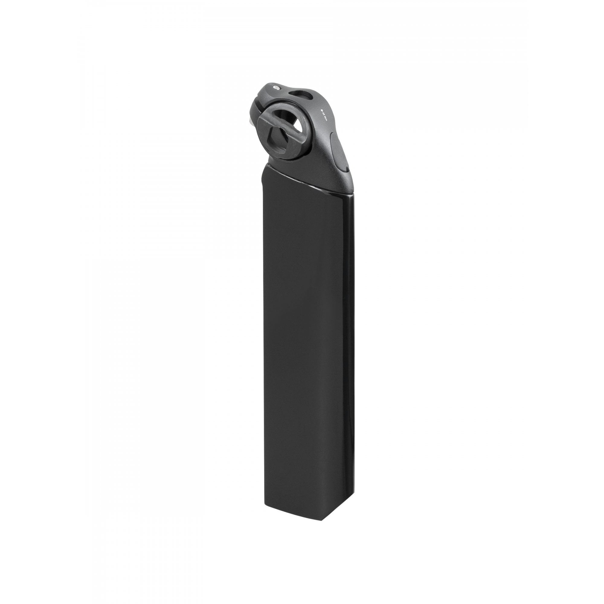 Trek Speed Concept SLR short black bike seatpost with flippable head, lightweight component for road and triathlon bikes.