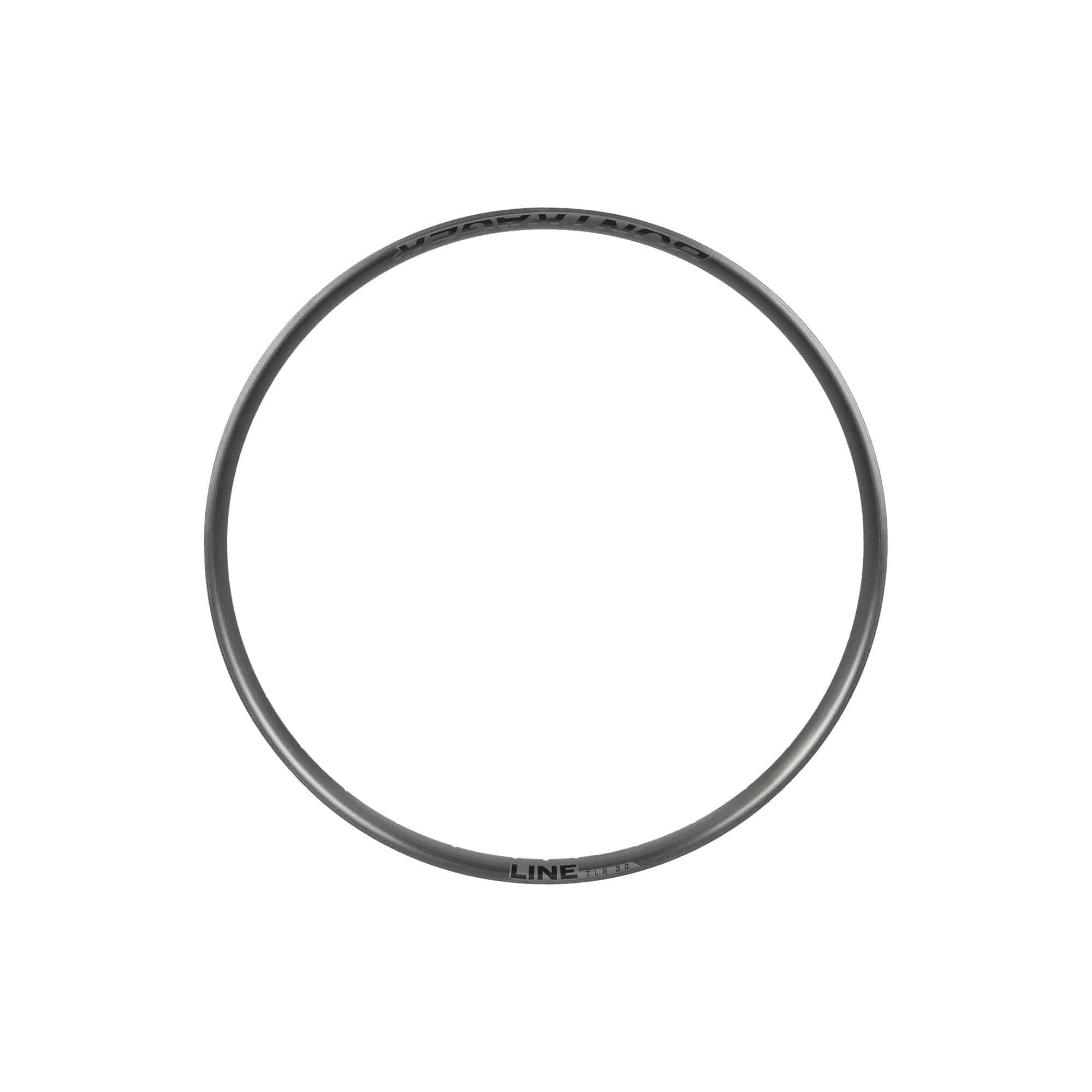 Bontrager Line TLR 30 27.5-inch mountain bike rim, tubeless-ready, durable performance component for off-road cycling.