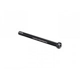 Bontrager Switch Lever Rear Thru-Axle 184mm black with 6mm hex key compatibility for bike components and maintenance.