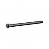 Bontrager Switch Lever Rear Thru-Axle 180mm black bike component with 6mm hex key compatibility for enhanced bike wheel security.