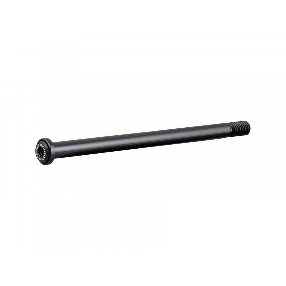 Bontrager Switch Lever Rear Thru-Axle 174mm black with hex key operation for bike components and wheel attachment.