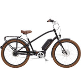 Electra Townie Go! 5i EQ step-over e-hybrid bike with Bosch motor and Shimano Nexus gears, shown from side view.