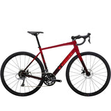 Trek Domane AL 2 Gen 4 road bike with Shimano Claris 8-speed drivetrain and disc brakes, shown from a side angle.