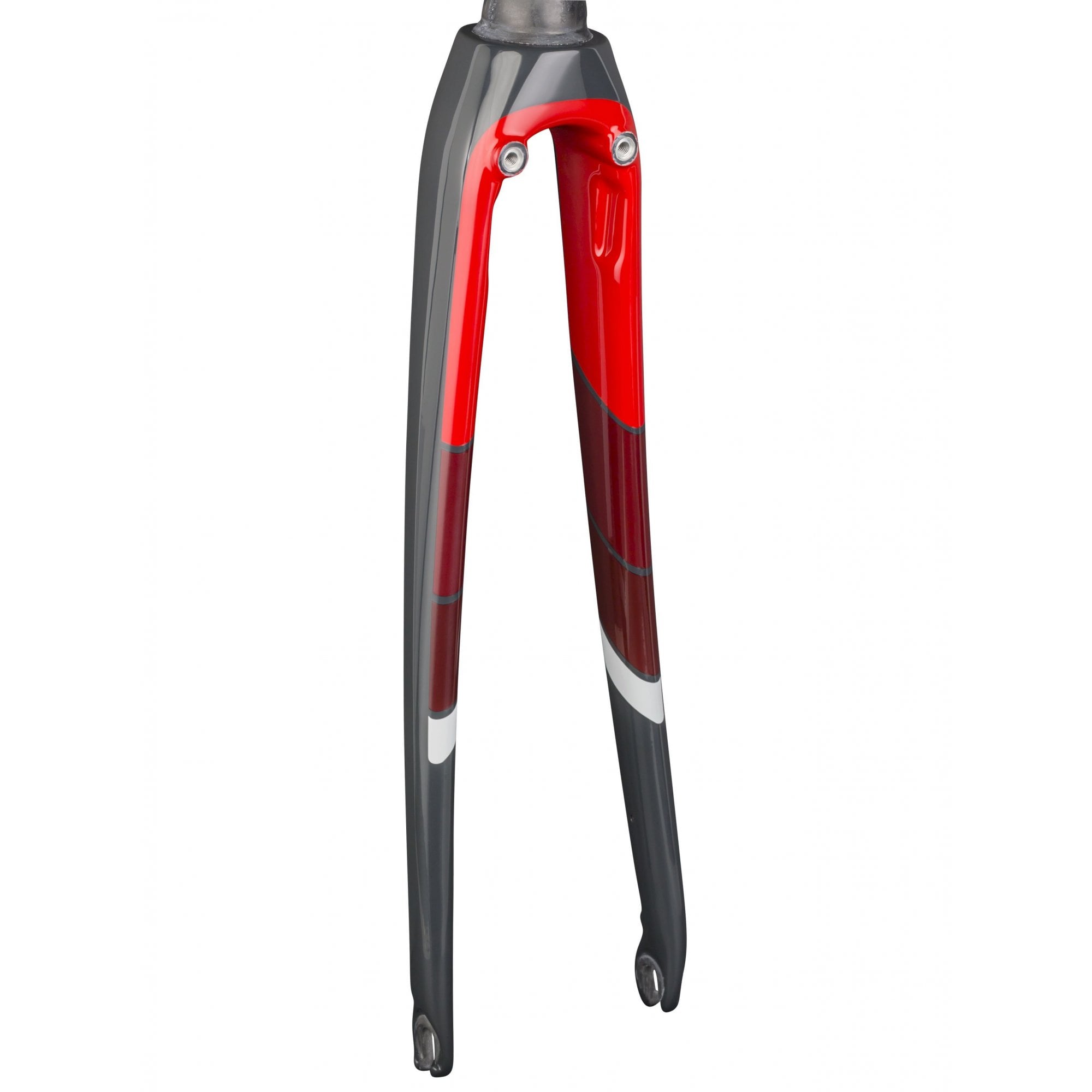 Trek Domane SL 5 2018 road bike forks, 700C components for improved steering and control, with a sleek black finish.
