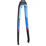 Trek 2018 Domane SL 5 road bike fork, lightweight carbon component for improved steering and control on 700C wheels.