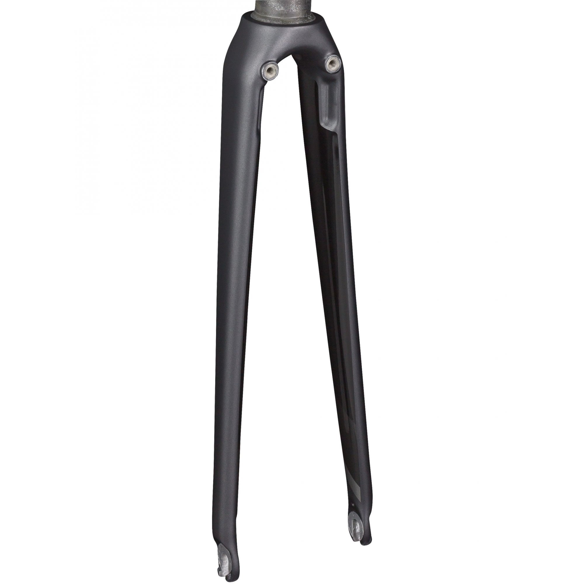 Trek 2018 Emonda SL 5 road bike fork with matte blue finish, rim brake compatible, lightweight component for road cycling.