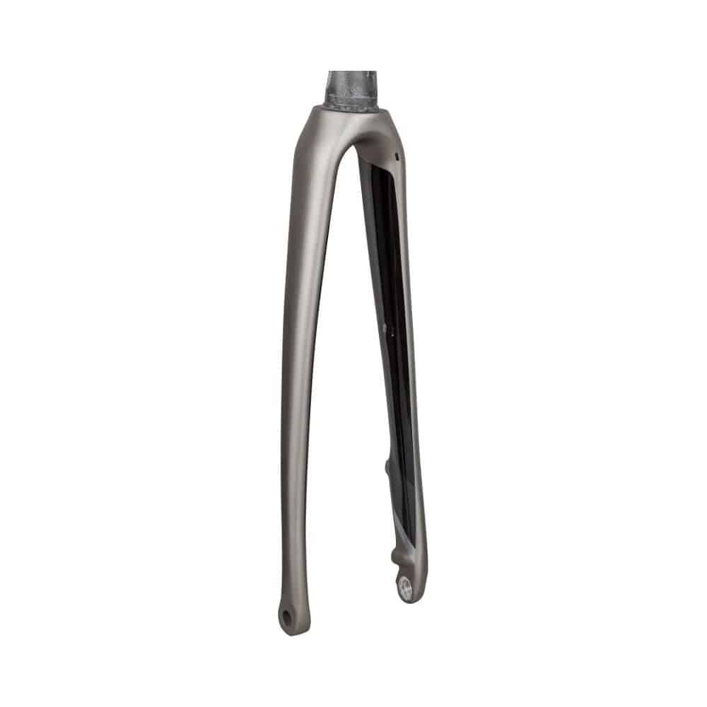 Trek 2018 Emonda SL 6 disc fork compatible with direct mount brakes, lightweight carbon bike component.