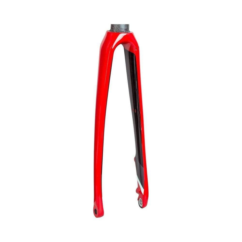 Trek 2018 Emonda SL 6 disc fork compatible with direct mount brakes, lightweight bicycle component for road bikes.