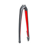 Trek 2018 Emonda SL 6 Disc fork compatible with direct mount brakes, bike component with sleek carbon design.