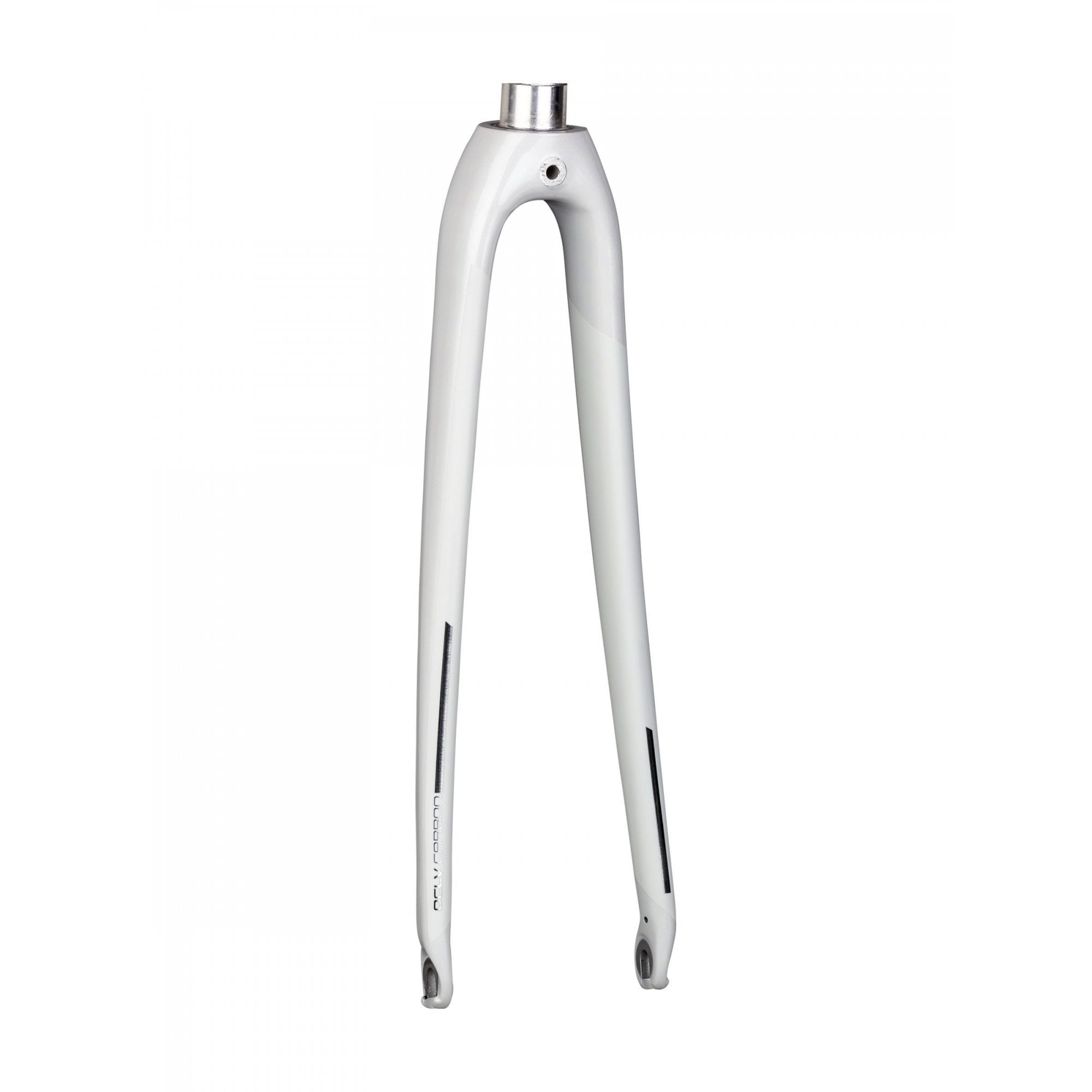 Trek 2019 Domane AL 700C road bike forks, lightweight aluminum components designed for enhanced steering and durability.