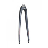 Trek Domane AL 700C road bike forks, lightweight aluminum components designed for improved steering and stability.