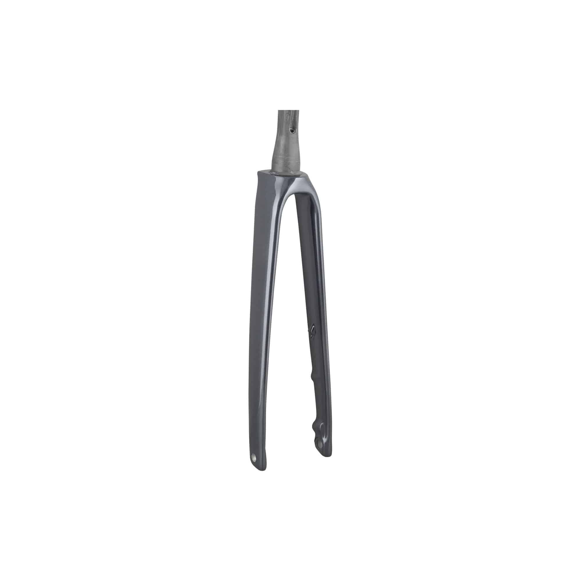 Trek 2023 Emonda SL6 road bike component with 700C rigid forks for precise handling and smooth cycling.