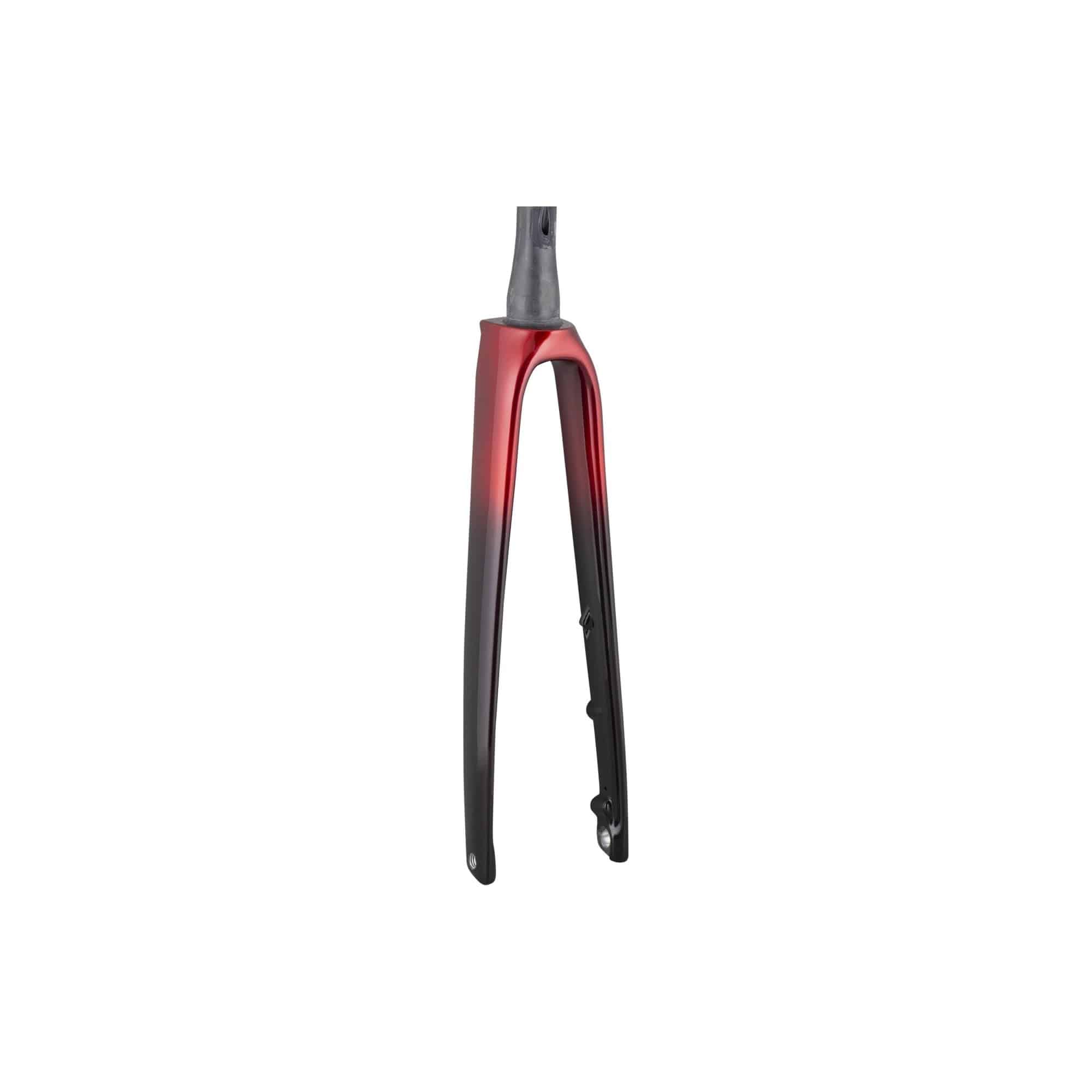 Trek 2023 Emonda SLR road bike fork, lightweight carbon component designed for precise steering and control.
