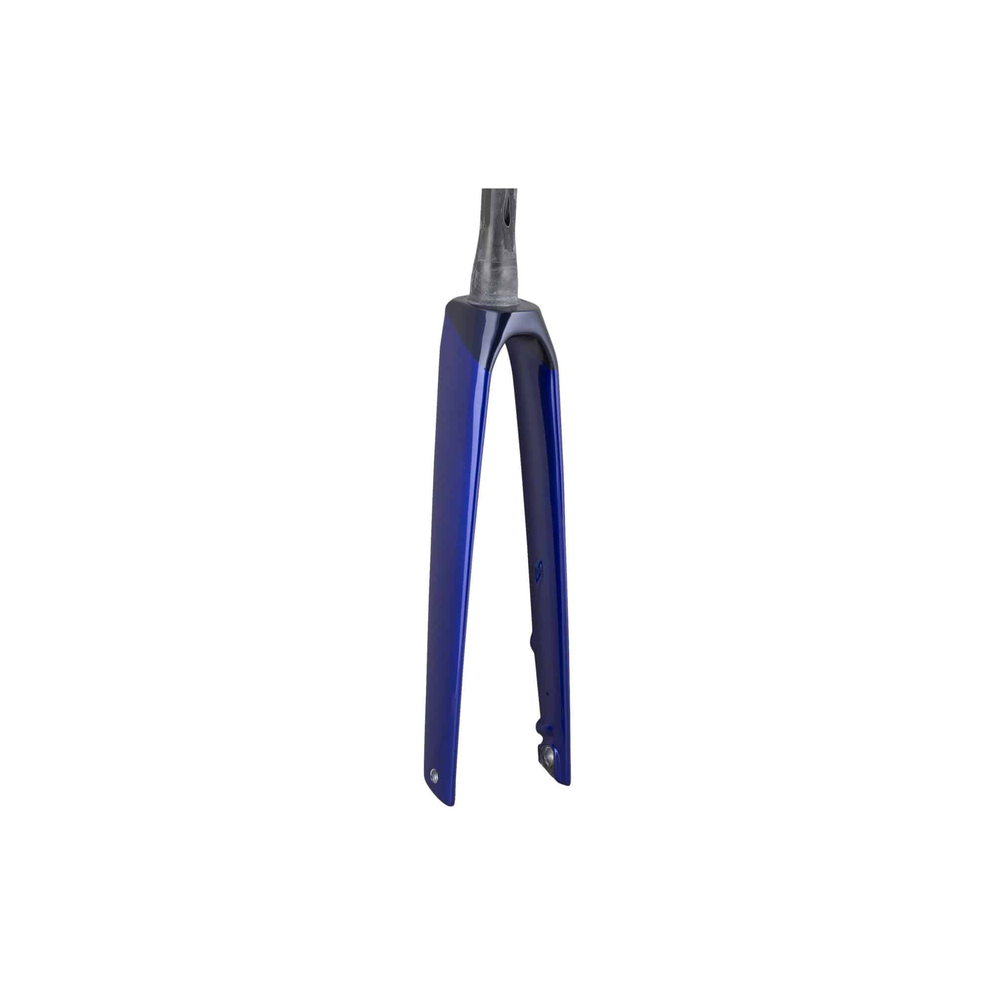 Trek Madone SL6 road bike fork and steering components with sleek design for precise control and smooth handling.