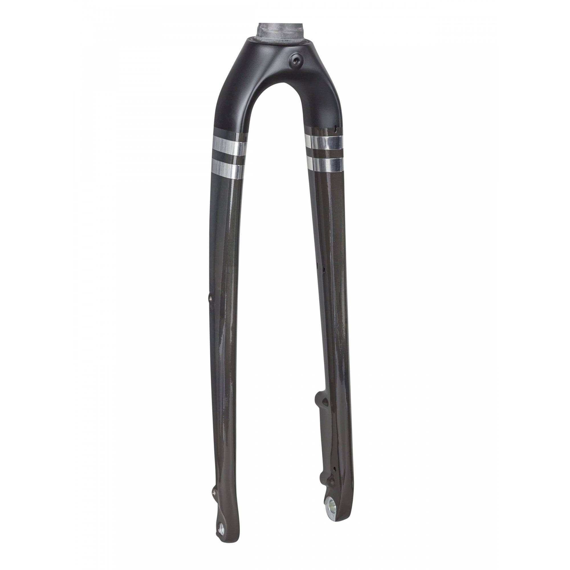Trek Checkpoint ALR 700C rigid forks replacement component for gravel bikes, showing the sleek black fork design.