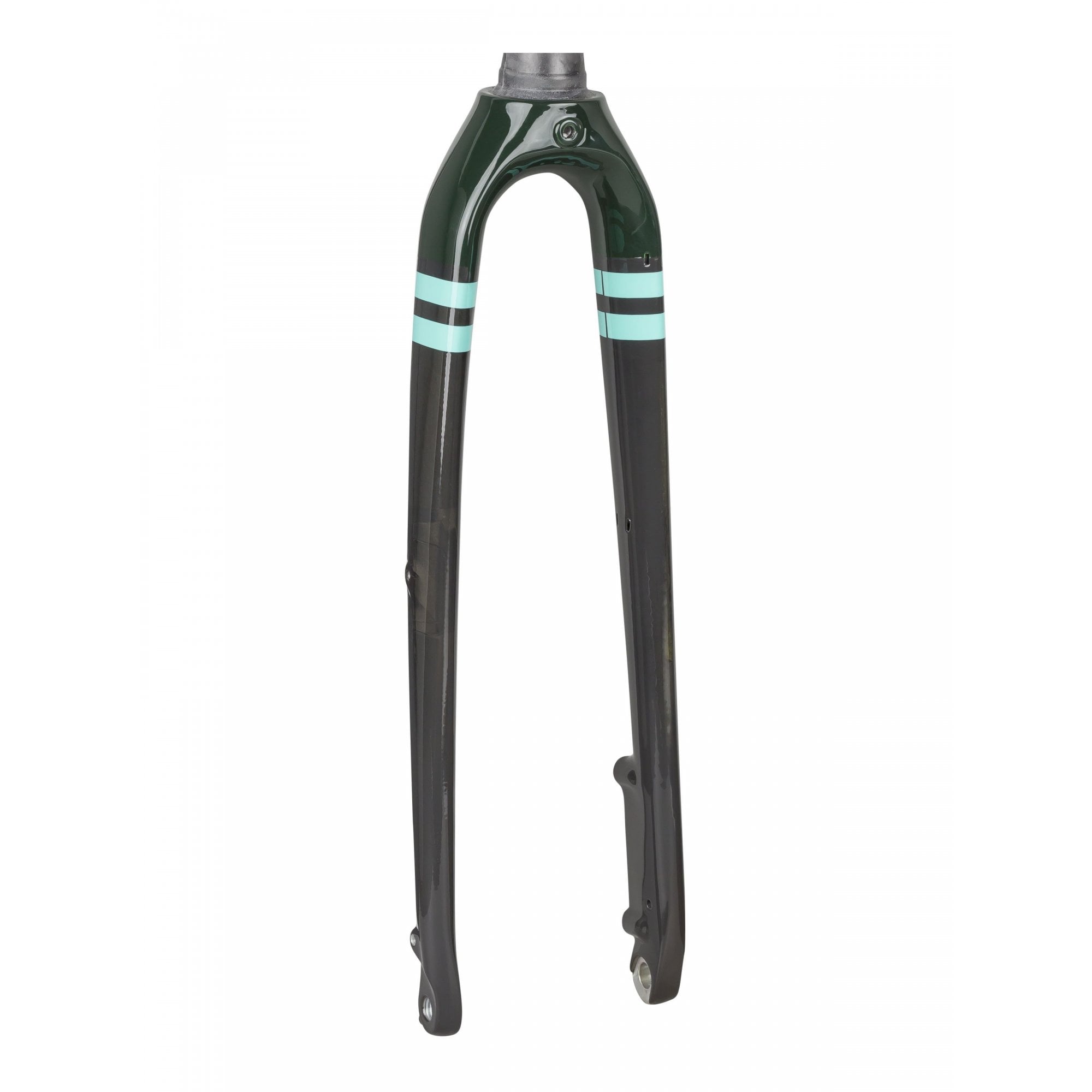 Trek Checkpoint ALR 700C rigid gravel bike fork, replacement component for gravel cycling, black, with suspension mounts.