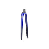 Trek Domane AL 4 700C rigid forks for road cycling, showing the lightweight aluminum construction and precise steering design.