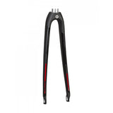 Trek Domane AL 700C road bike fork, lightweight aluminum components designed for smooth steering and stability.