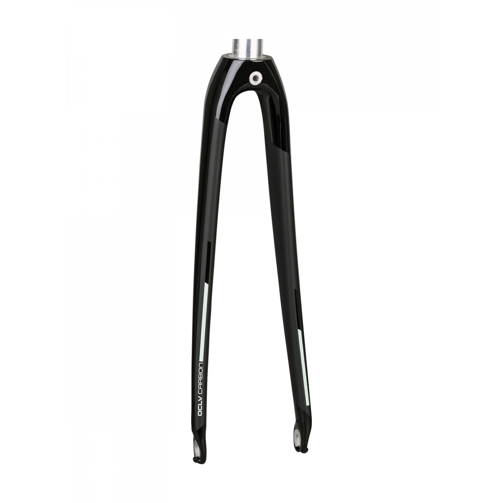 Trek Domane AL 700C road bike forks, lightweight components designed for smooth steering and stability.
