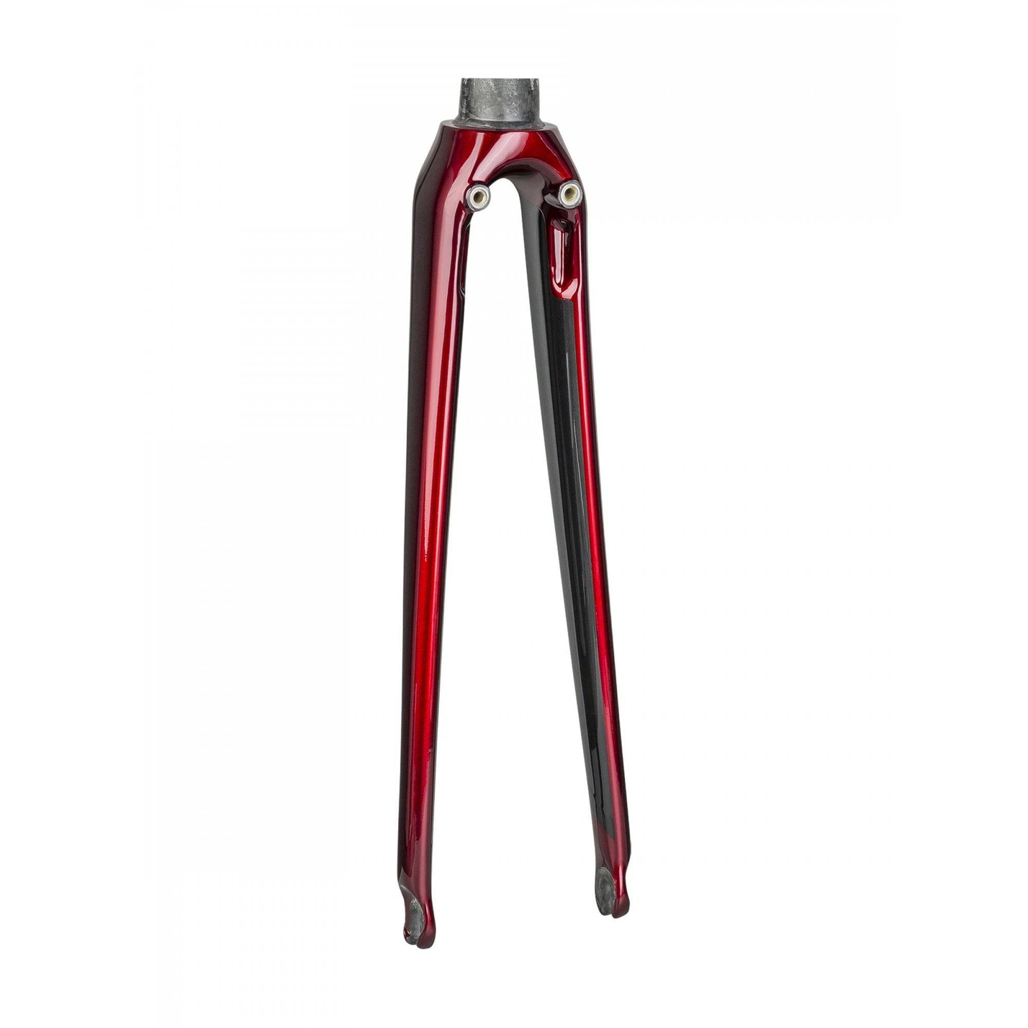 Trek Emonda SL 700C road bike forks, lightweight carbon components for precise steering and control on road cycling.