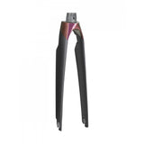 Trek Madone SLR 700C road bike forks for precision steering and high performance, showcasing lightweight carbon components.
