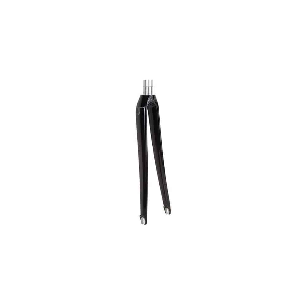 Trek Race Neutral 700C road bike forks with precise steering and durable construction, showcased on a bicycle component.