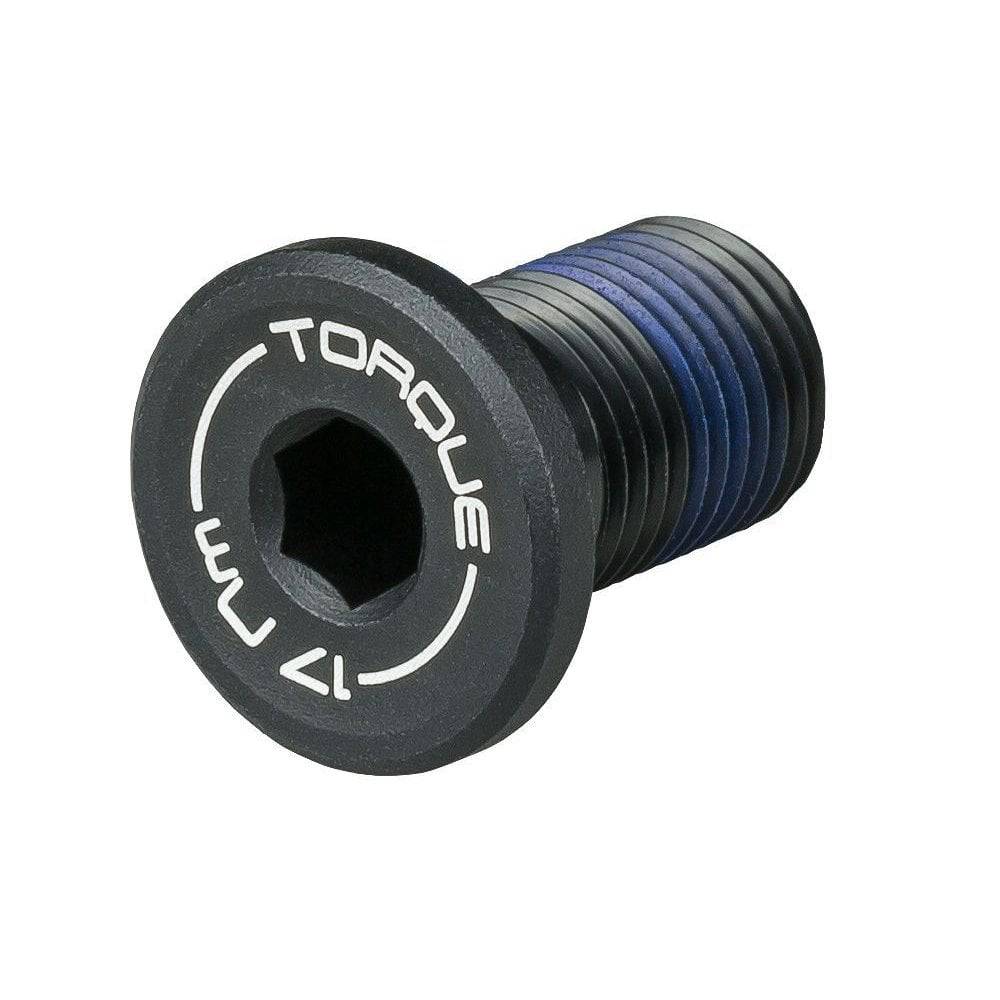 Trek M10x1mm full suspension rocker pivot bolt replacement for bike components, showing the metal bolt and threaded end.