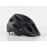 Bontrager Blaze WaveCel mountain bike helmet with Boa fit system and Blendr mount, showing the helmet's sleek design and adjustable straps.