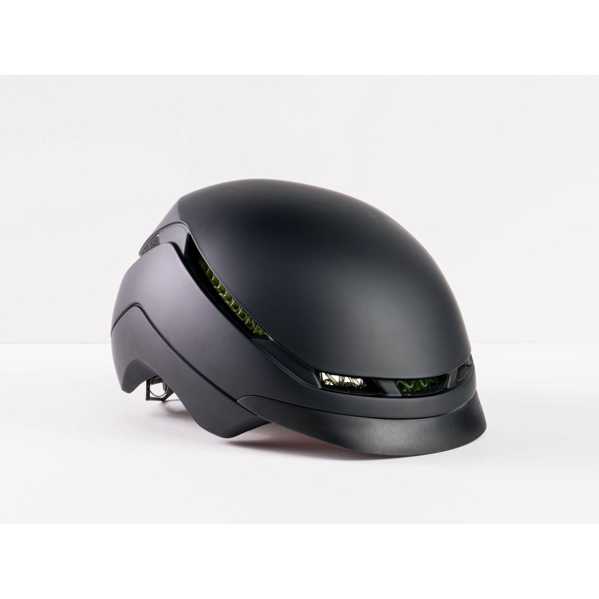 Bontrager Charge WaveCel commuter helmet with Boa fit system and Blendr mount, shown from the front with adjustable straps.