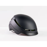 Bontrager Charge WaveCel commuter helmet with Boa fit system and Blendr mount, shown from the front with adjustable straps.