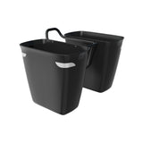 Trek Fetch+ 2 front pannier and rack kit for bikes, weather-resistant bike storage accessories, mounted on a bicycle.