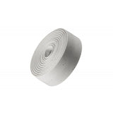 Bontrager Double Gel Cork Handlebar Tape set with reflective end plugs for bike handlebars, providing comfort and visibility.