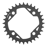 SRAM T-TYPE 94 BCD 32T aluminum chainring for 12-speed eMTB, black, with visible teeth and mounting holes
