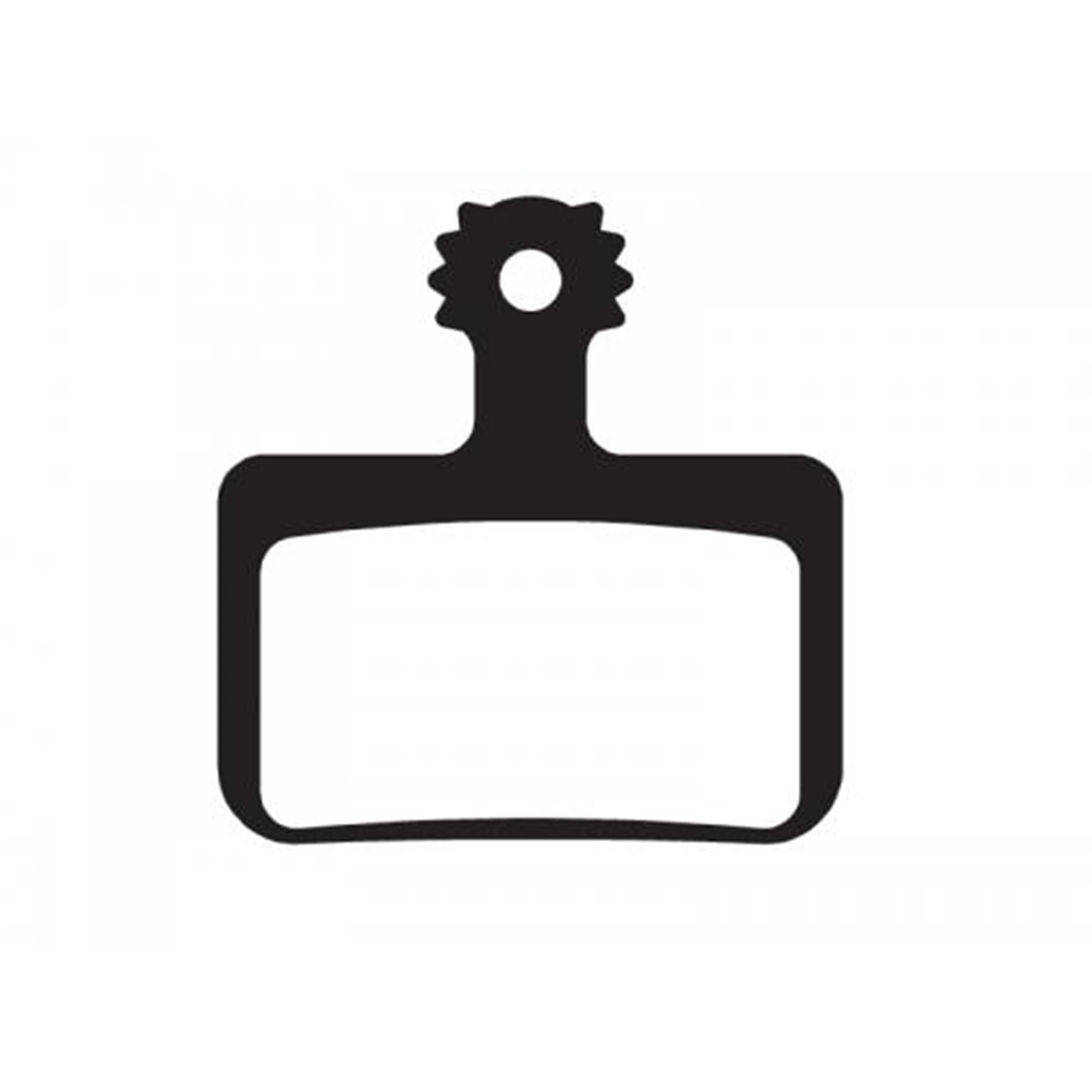 Ashima semi-metal brake pads for Avid DB1, DB3, DB5 hydraulic disc brake systems, showing the components and packaging.