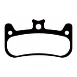 Ashima semi-metal disc brake pads for Formula Cura 4 bike, showing the components with metal backing and brake surface.