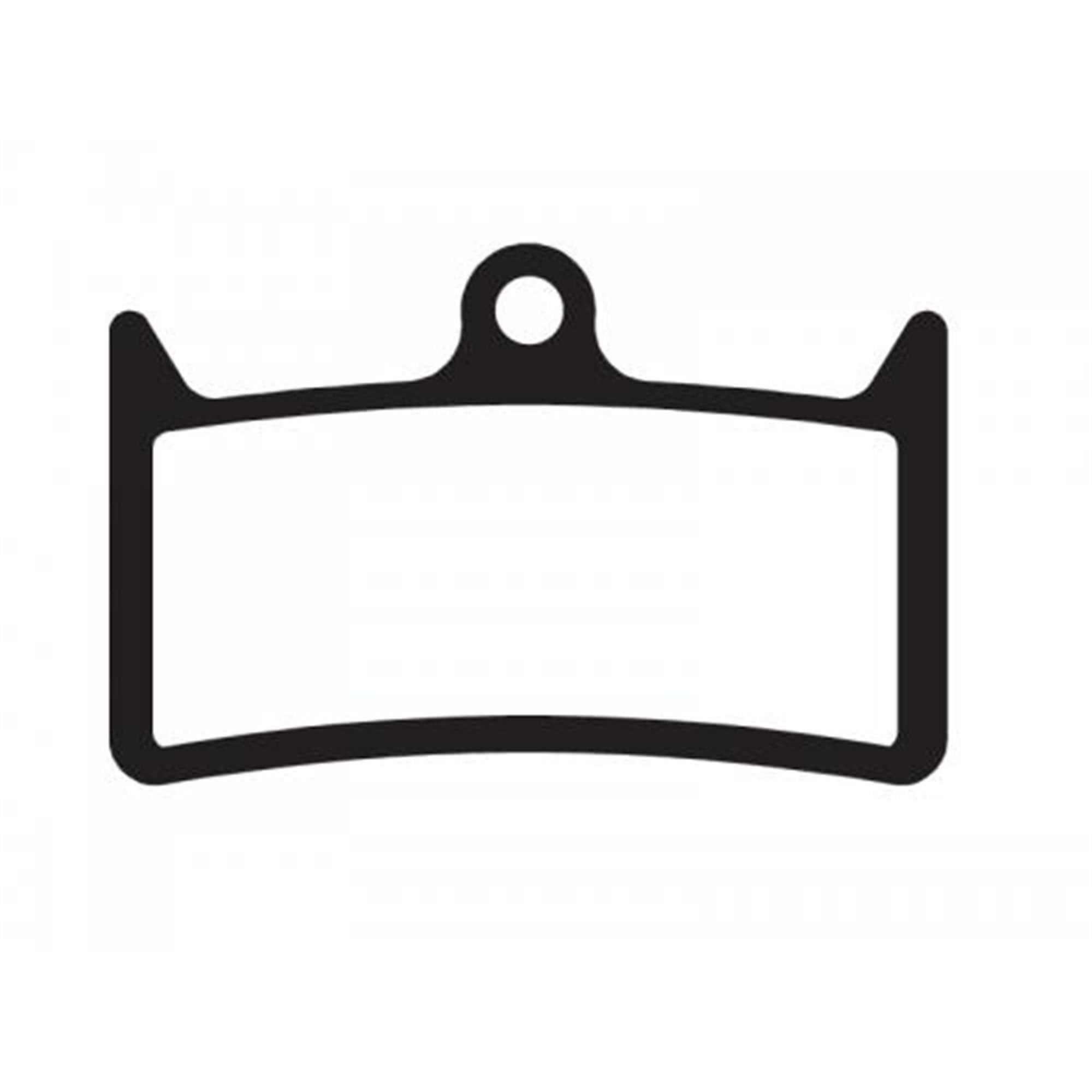 Ashima semi-metal brake pads for Hope Tech 3 V4, X2 Uno, and Tech Evo mountain bike components showing the brake pad set.