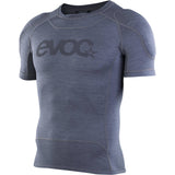 EVOC Enduro mountain biking shirt with breathable shoulder pads for protection and comfort during trail riding.