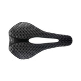 Black Selle Italia Novus Boost Evo 3D TI316 Superflow road bike saddle with ergonomic design and lightweight construction.