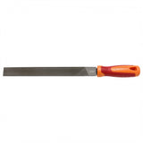 UNIOR coarse flat metal file with handle for woodworking and metalworking, 200mm durable workshop tool