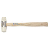 UNIOR polyurethane bumping hammer with lacquered wooden handle, durable workshop tool for precise metal shaping and adjustment.