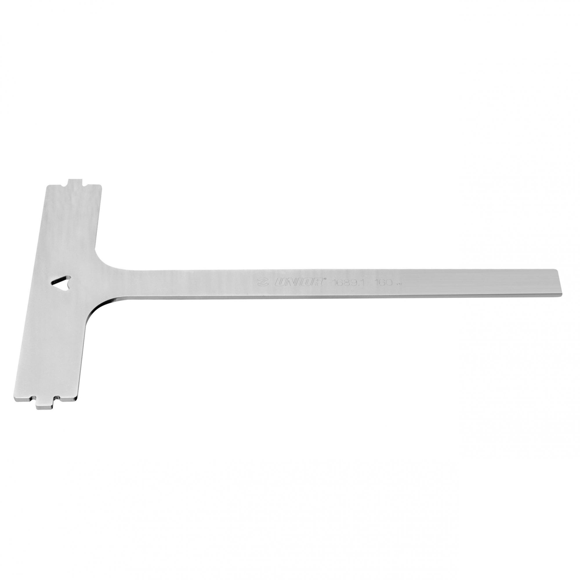 UNIOR Pro Truing Stand Calibration Tool for workshops, 180mm adjustment, precise bike wheel truing and wheel alignment.