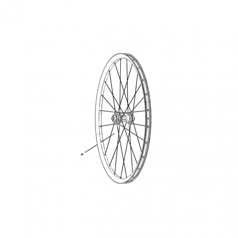 SRAM Spares 3-Pack black spokes nipples washers for CX-Sprint J-Bend external wheel components