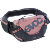 EVOC Hip Pack Pro 3L trail riding bag with ventilated design, tool compartment, and compact accessories for cycling adventures.